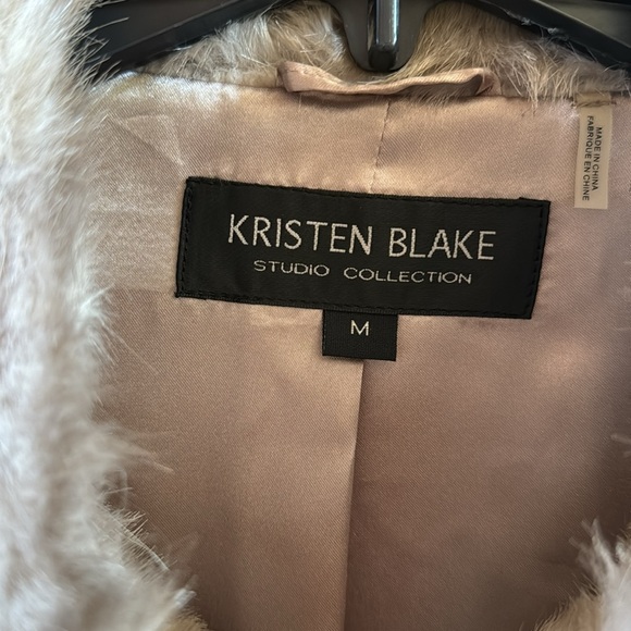 Beautiful faux fur jacket! Worn once! - Picture 2 of 4